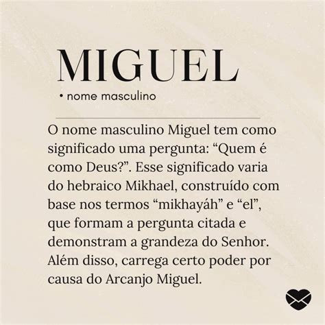 significado do nome miguel-1